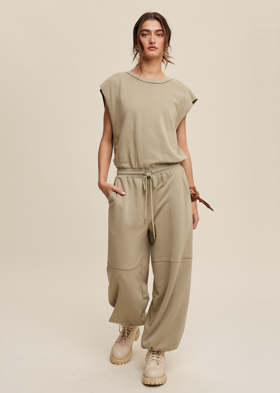 Jones Jumpsuit - Artichoke