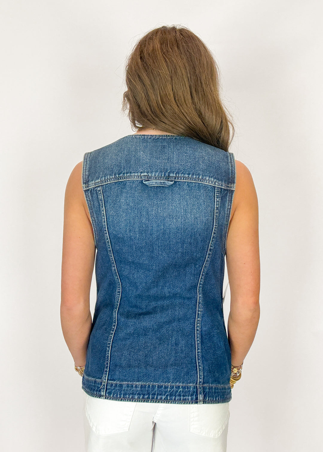 Free People Maris Denim Vest