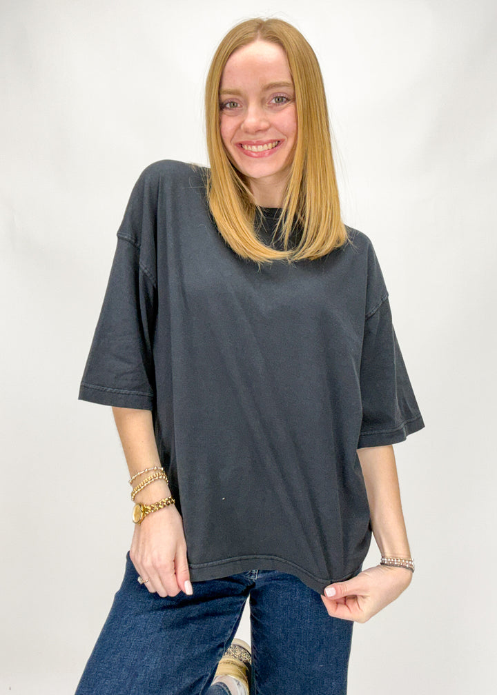 We The Free Perfect Oversized Tee - Black