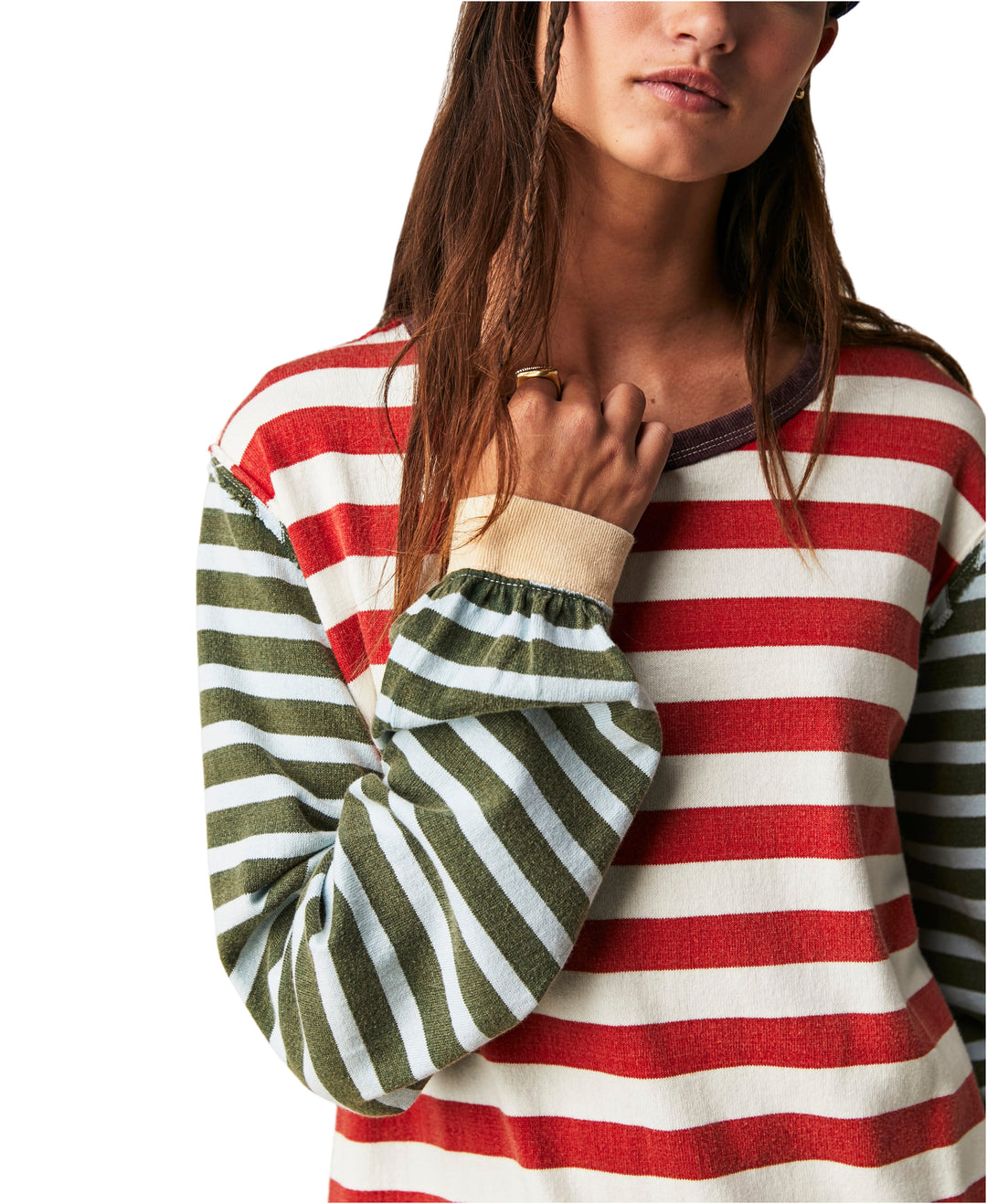 Free People Sawyer Stripe Tee