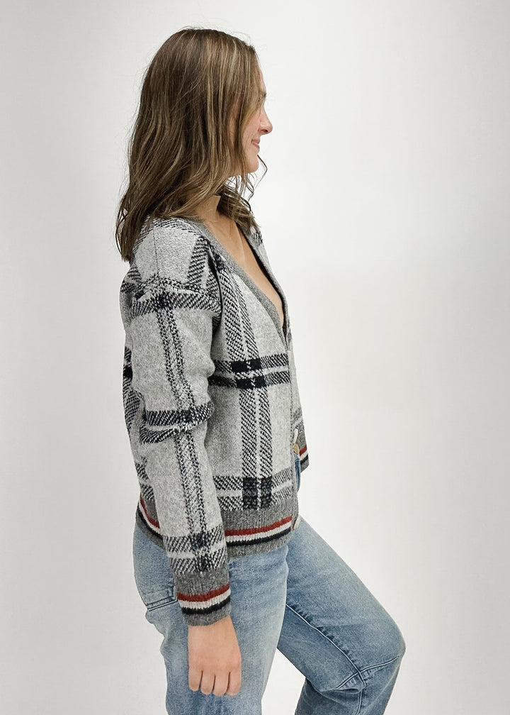 Sophie Plaid Cardigan