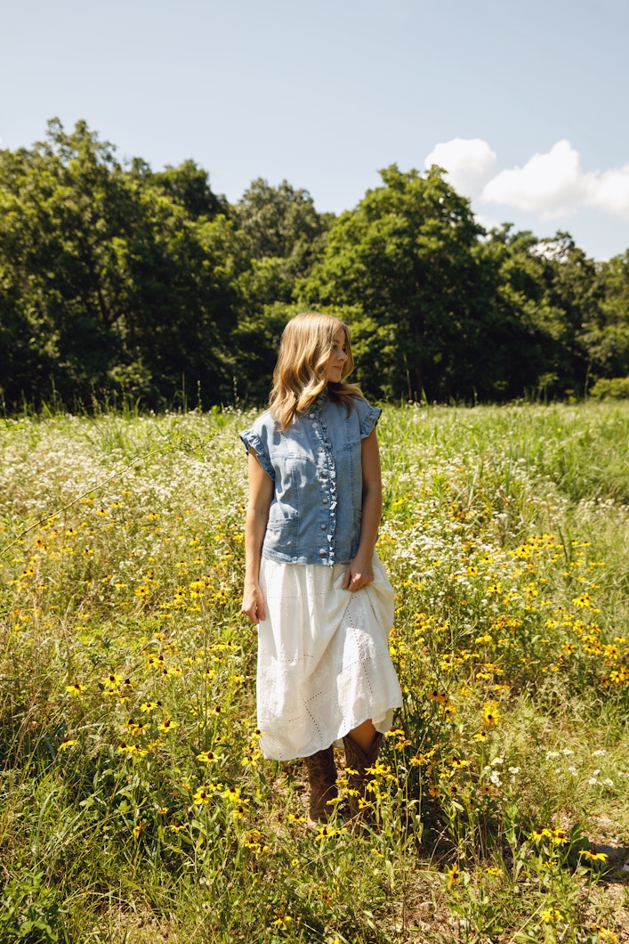 Danielle Denim Button Down