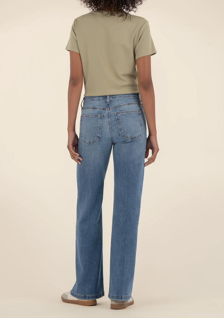 Kut From The Kloth Jean High Rise Wide Leg Jeans - Incandescent