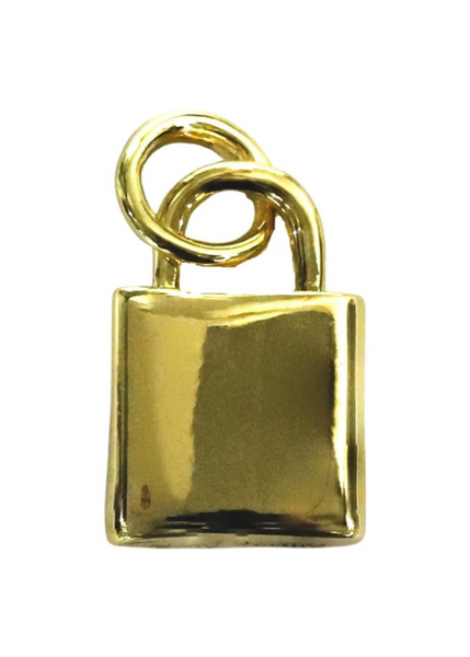 Lock Charm - Gold