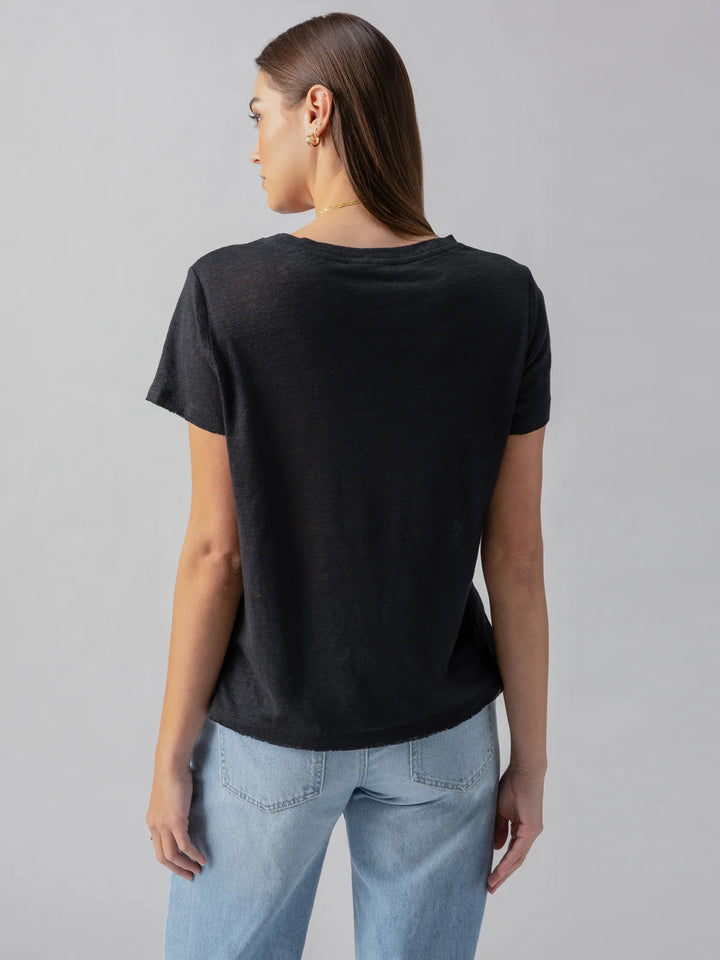 Sanctuary Clothing Linen Perfect Tee