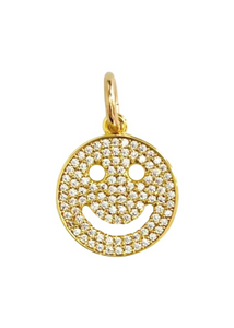 Allison Avery  Smiley Face Charm - Gold
