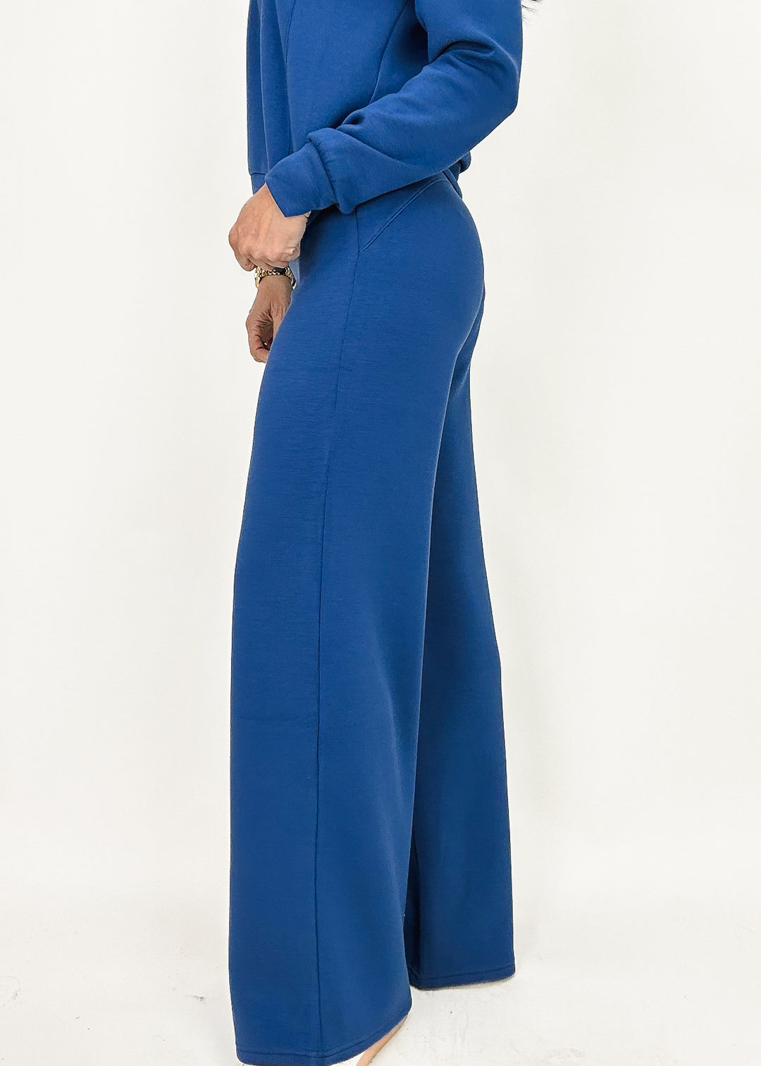 Spanx AirEssentials Wide Leg Pant - Faded Indigo