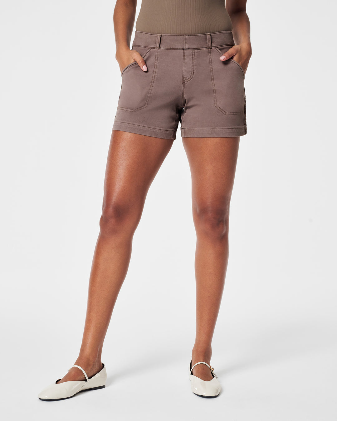 Spanx 4" Stretch Twill Shorts