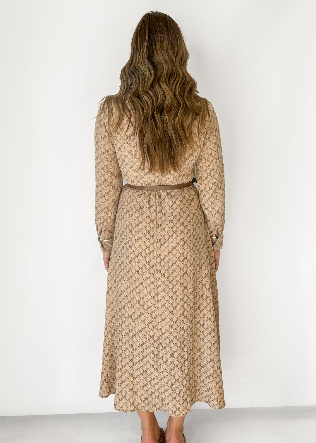 Tammy Button Front Midi Dress