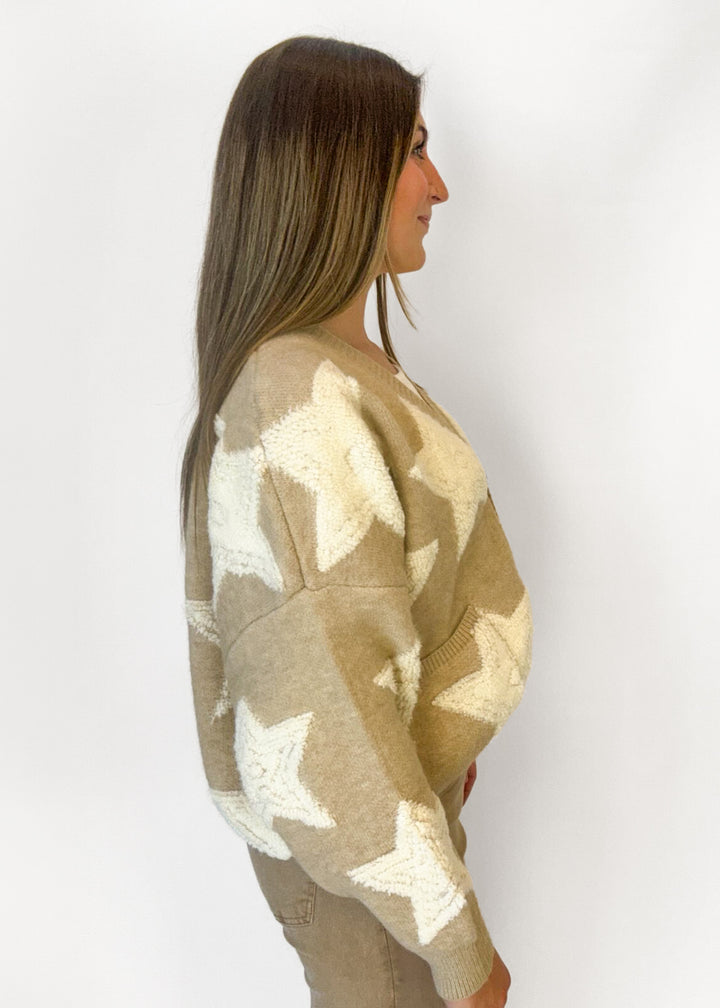 Kelly Star Knit Cardigan