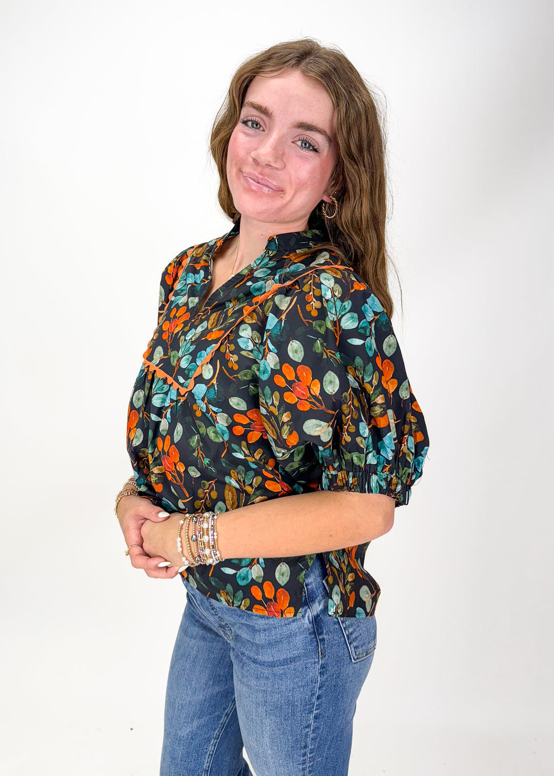 Allie Floral Top