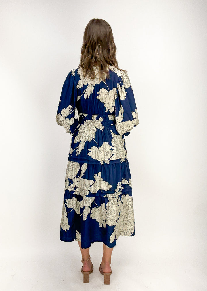 Christina Floral Midi Dress