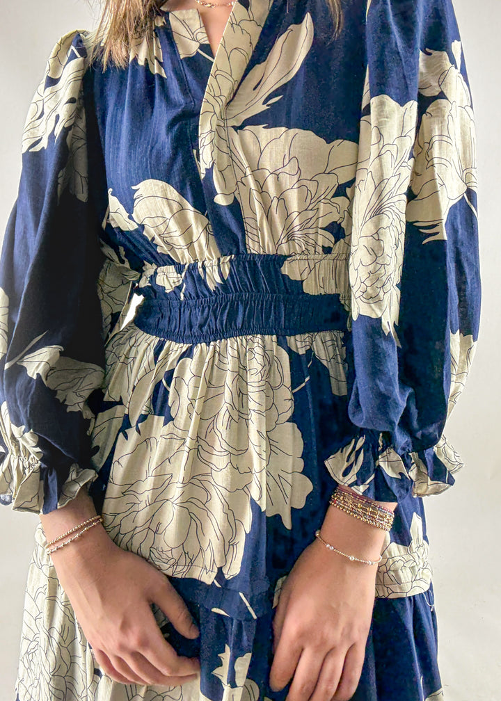 Christina Floral Midi Dress