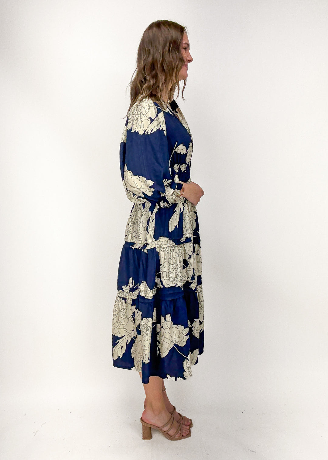 Christina Floral Midi Dress