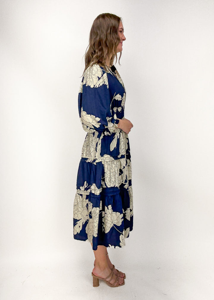 Christina Floral Midi Dress