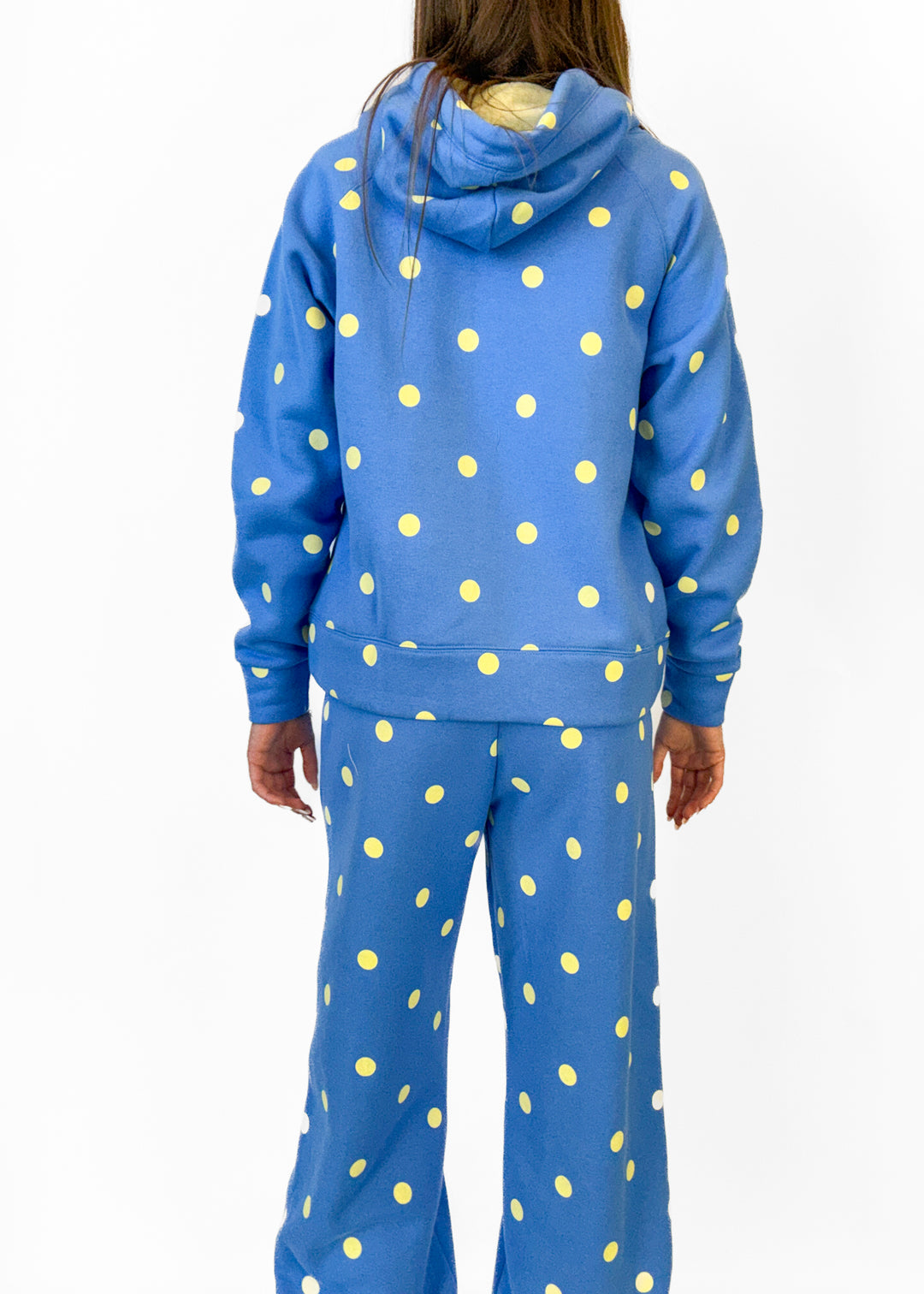 Gemma Polka Dot Sweatsuit - Blue
