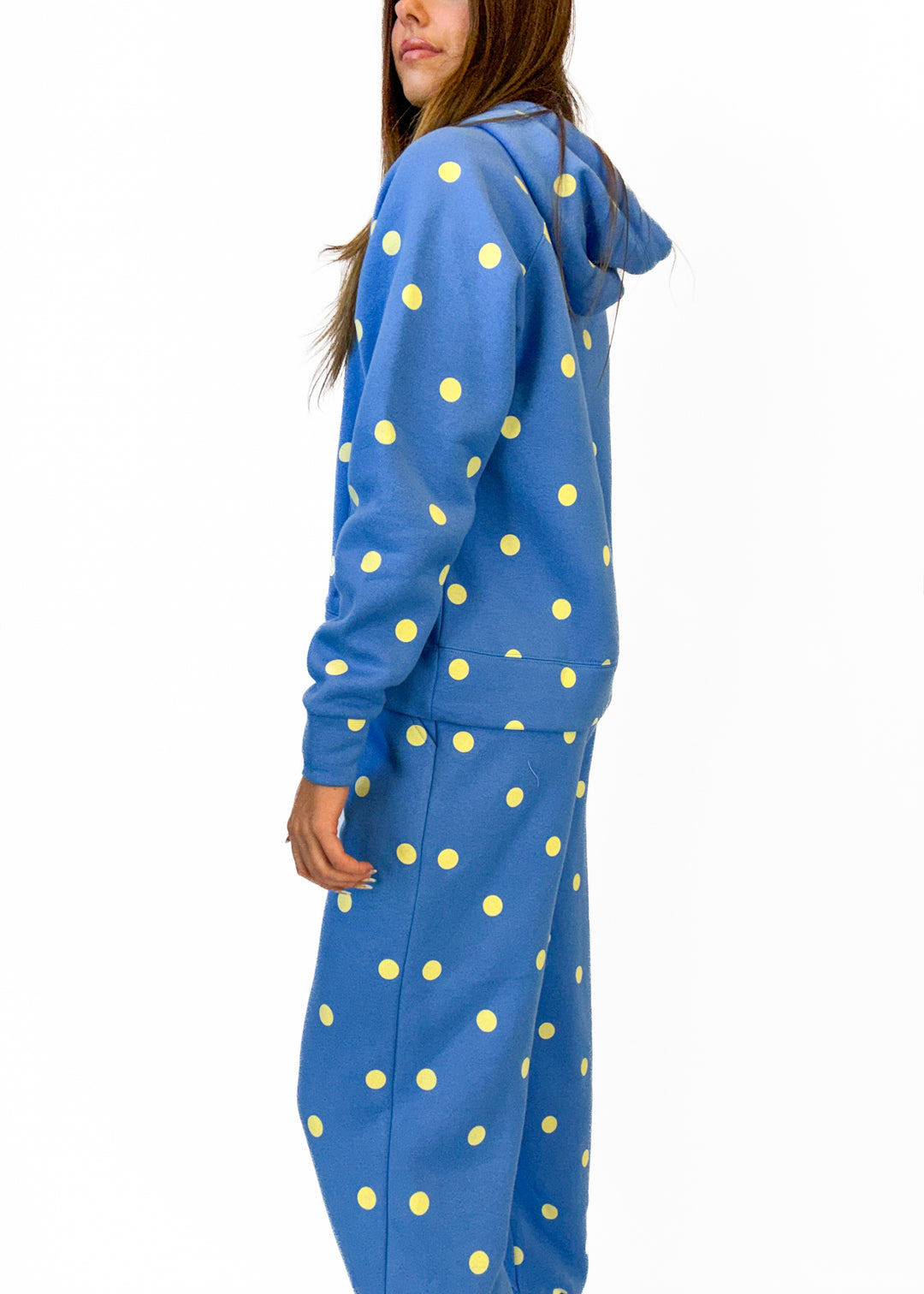 Gemma Polka Dot Sweatsuit - Blue