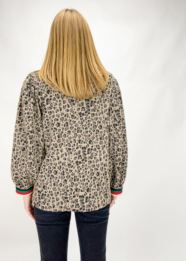 Julia Leopard Print Top