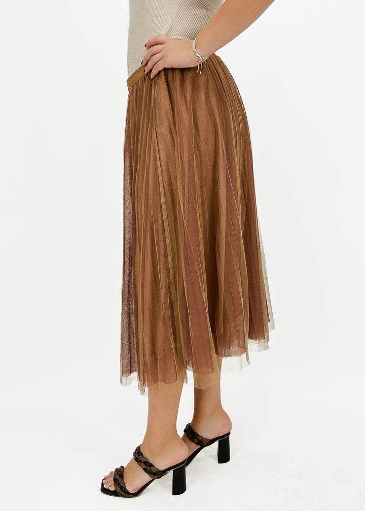 Juliet Pleated Midi Skirt