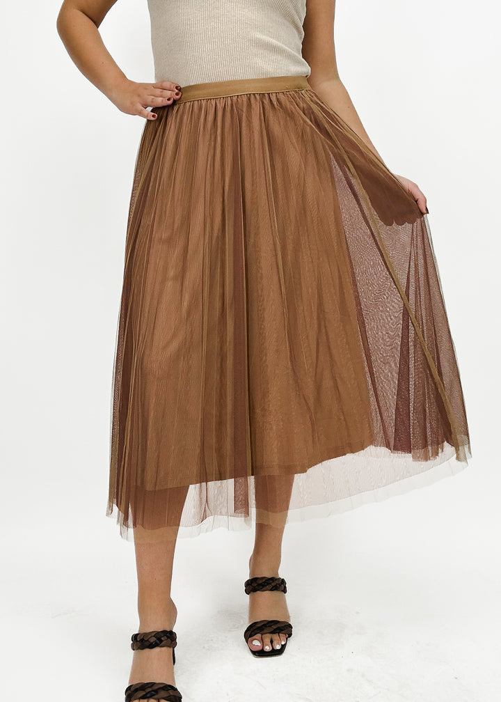 Juliet Pleated Midi Skirt