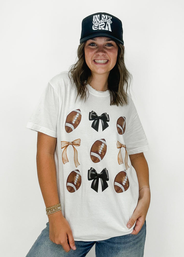 Coquette Football Graphic Tee