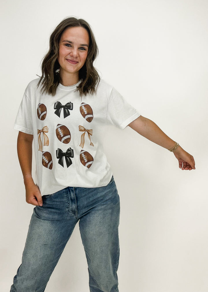 Coquette Football Graphic Tee