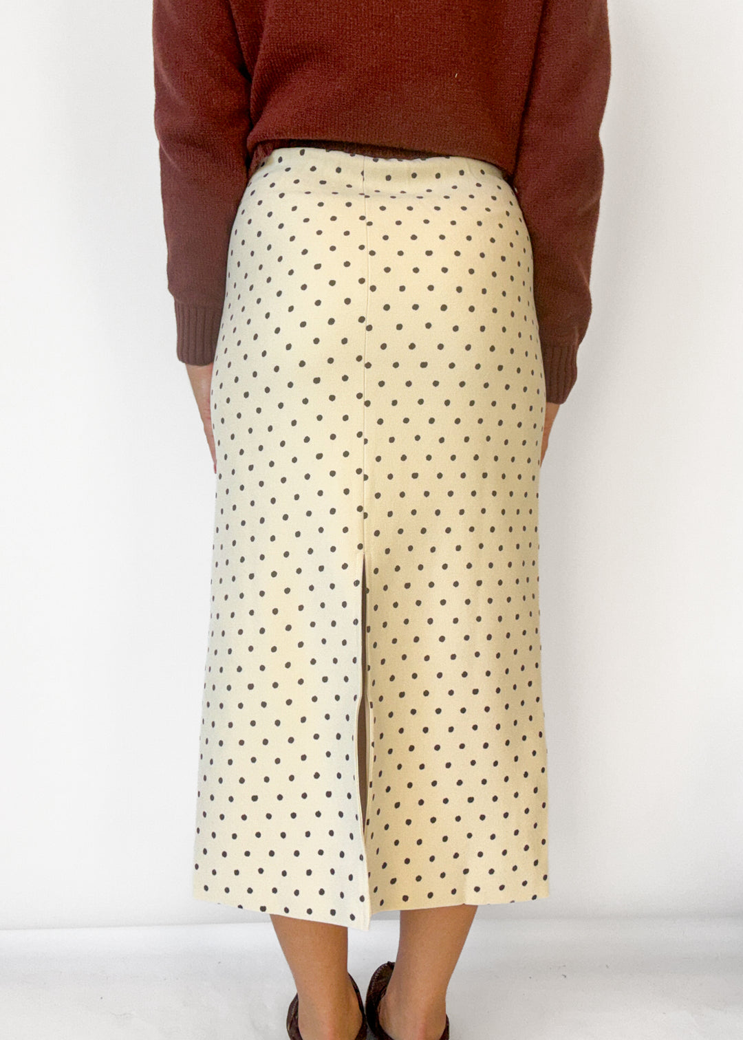 Dakota Polka Dot Midi Skirt