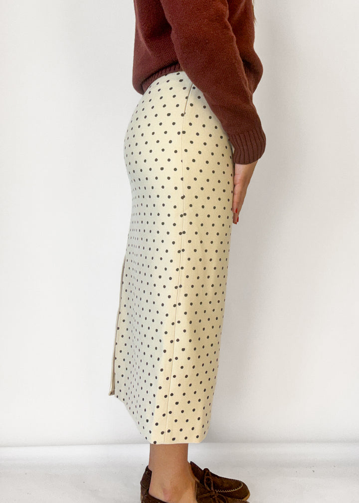 Dakota Polka Dot Midi Skirt