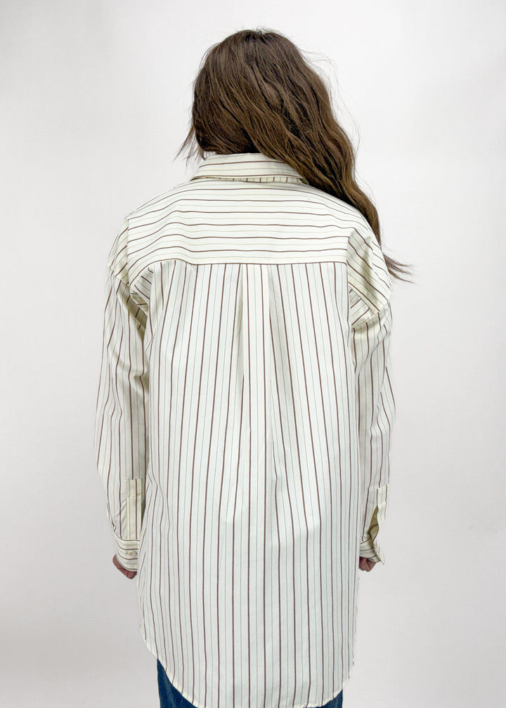 Margie Striped Button Down - Yellow