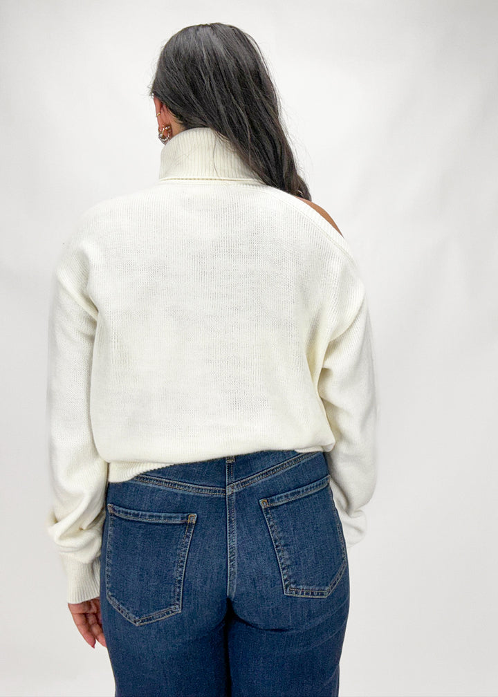 Elan Andrea Mock Neck Sweater