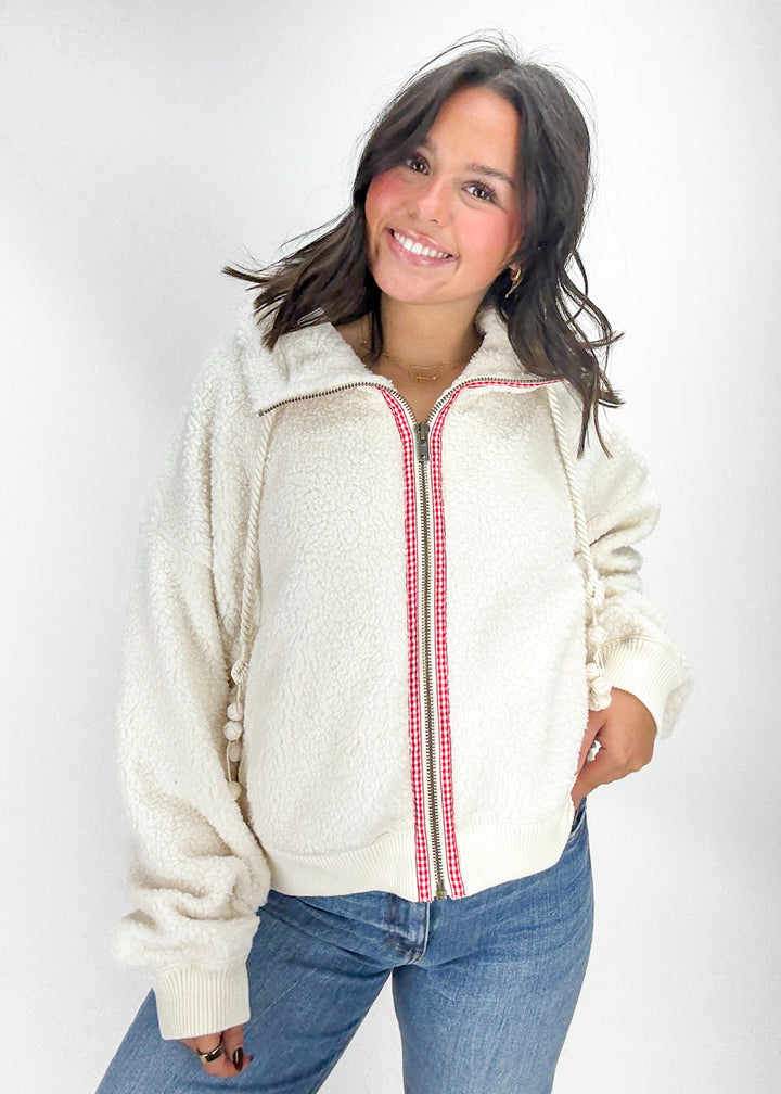 Free People Alpine Sherpa Cardi