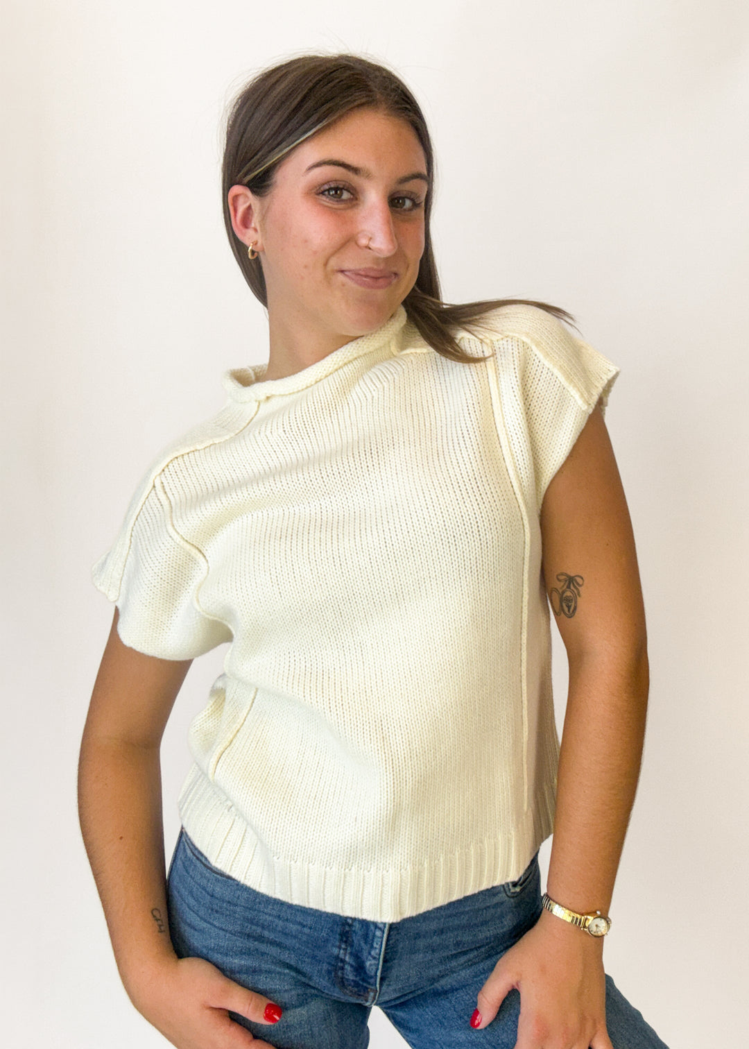 Elan Piper Sweater Top