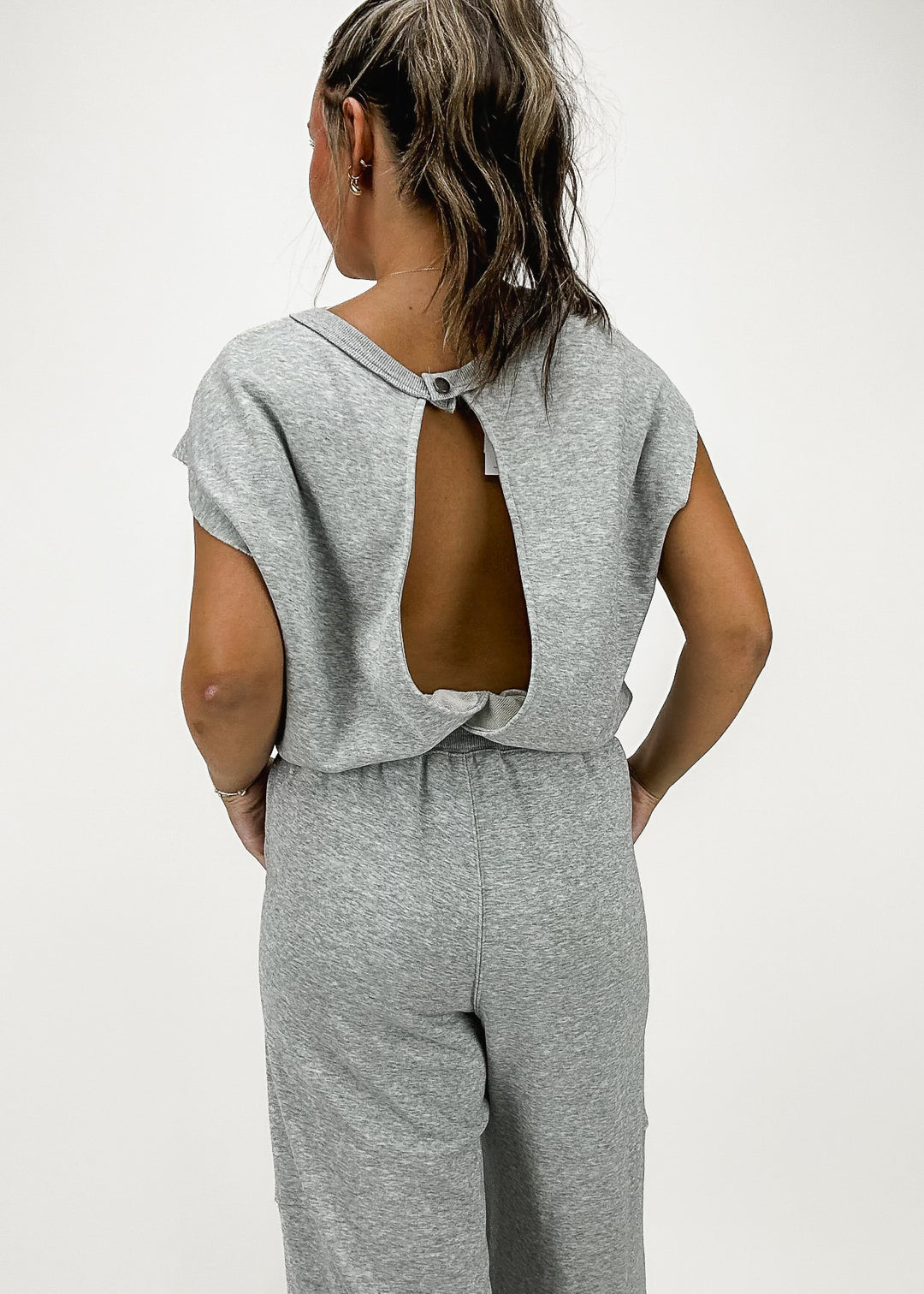 Jones Jumpsuit - Heather Grey