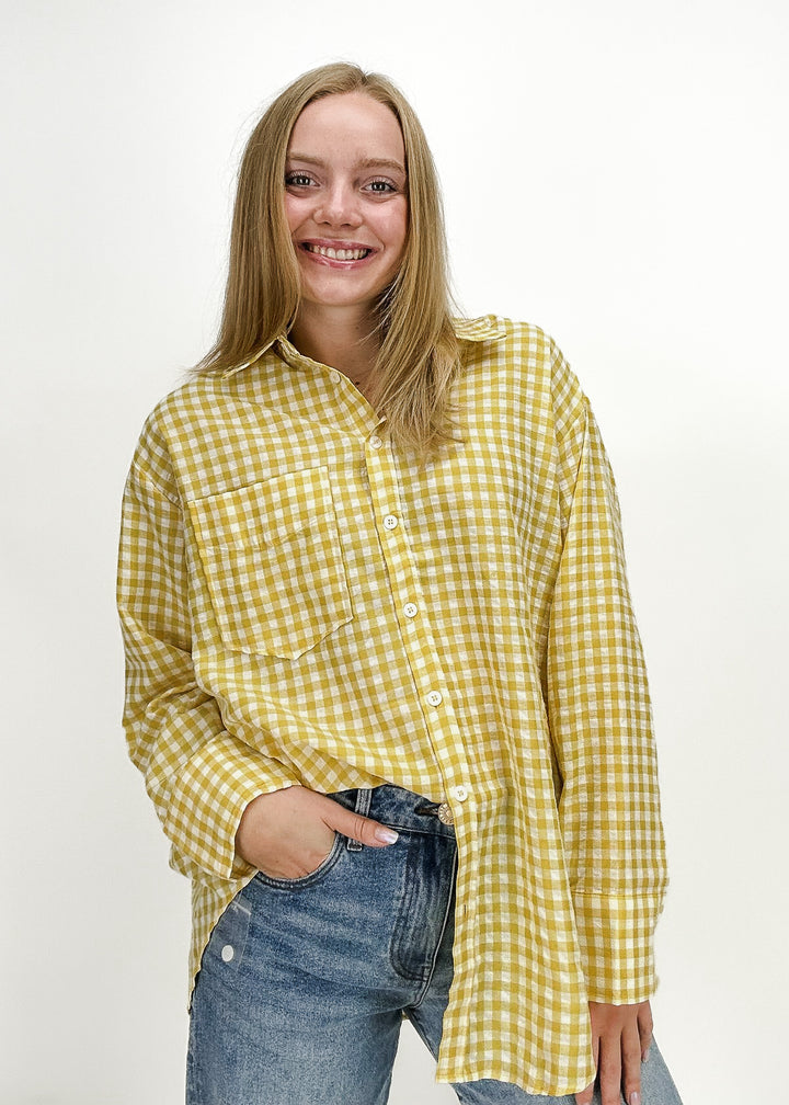 Nova Button Down Top