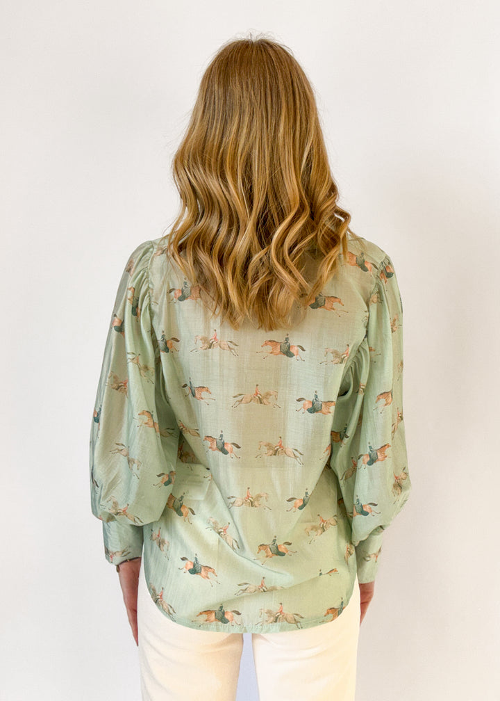 Astrid Tori Graphic Button Down