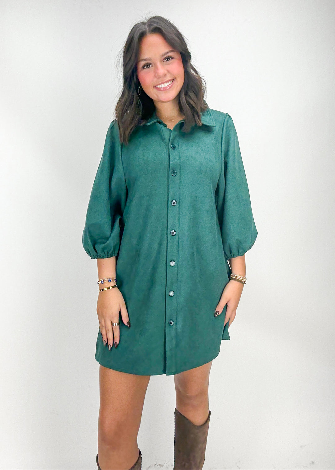 Dolce Cabo Blakely Puff Sleeve Dress