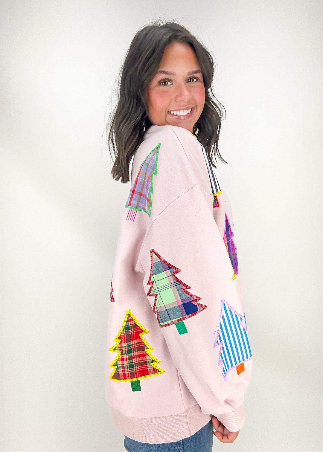 Queen of Sparkles Christmas Tree Sweatshirt