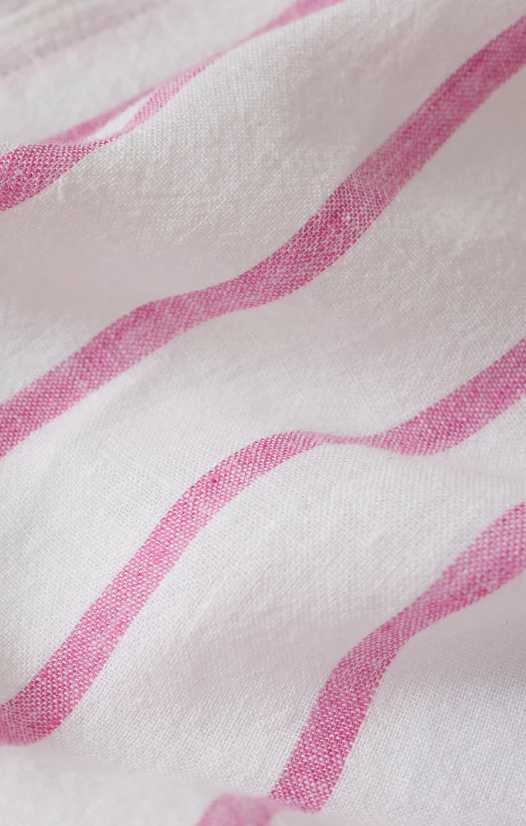 Z Supply The Perfect Linen Top - Spanish Rose
