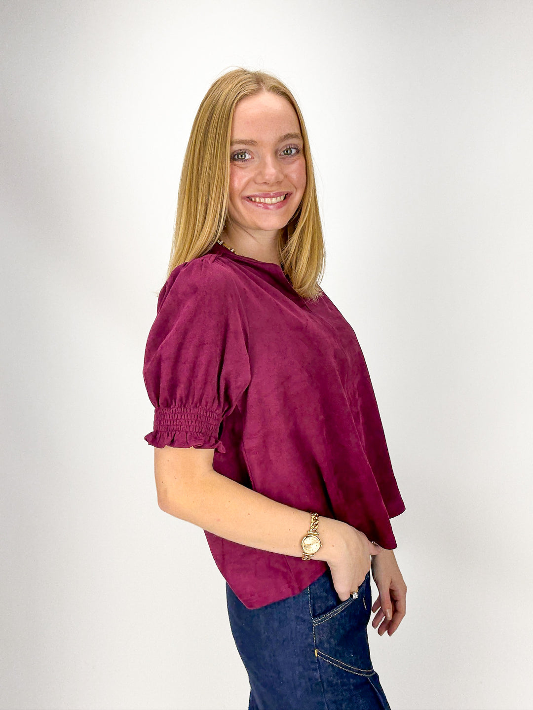 Ivy Jane Jenna Top - Wine