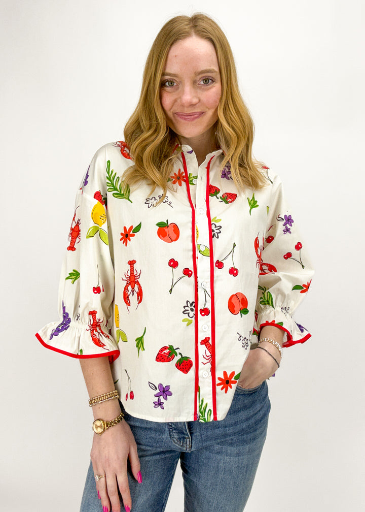August Button Down