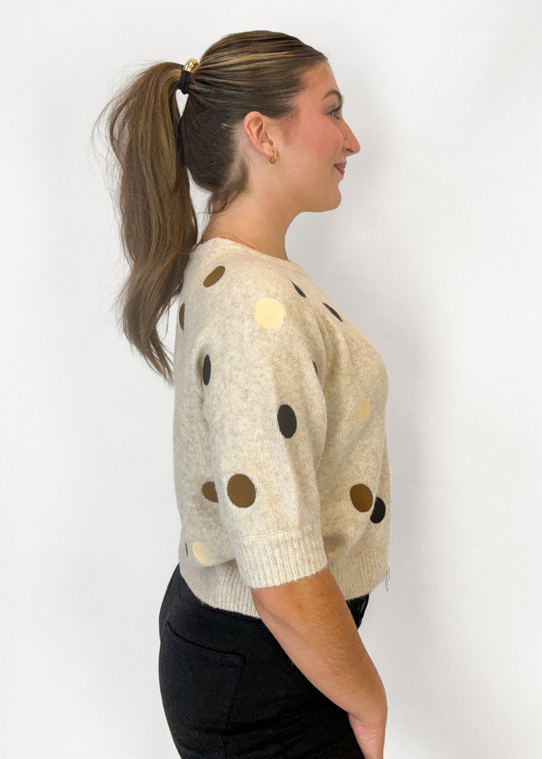 Xana Polka Dot Sweater