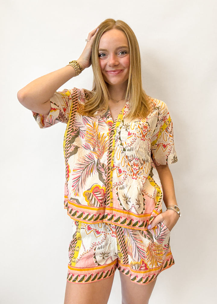 Kylie Button Down
