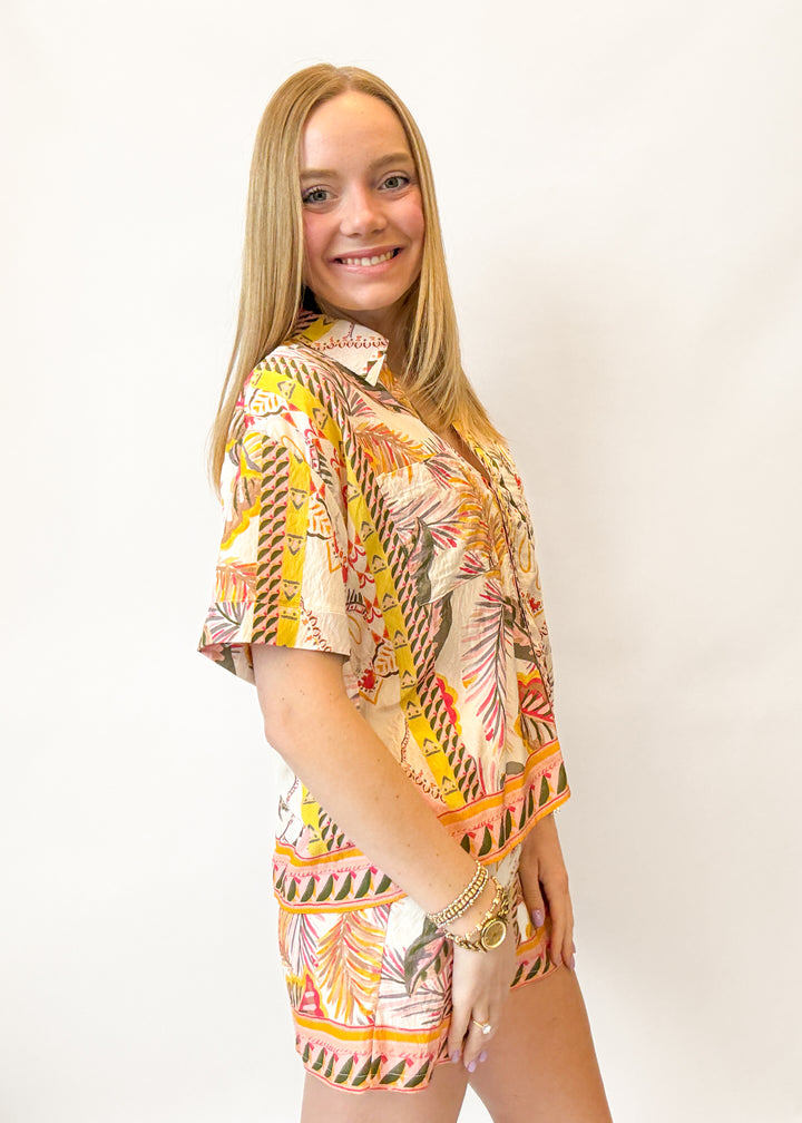 Kylie Button Down