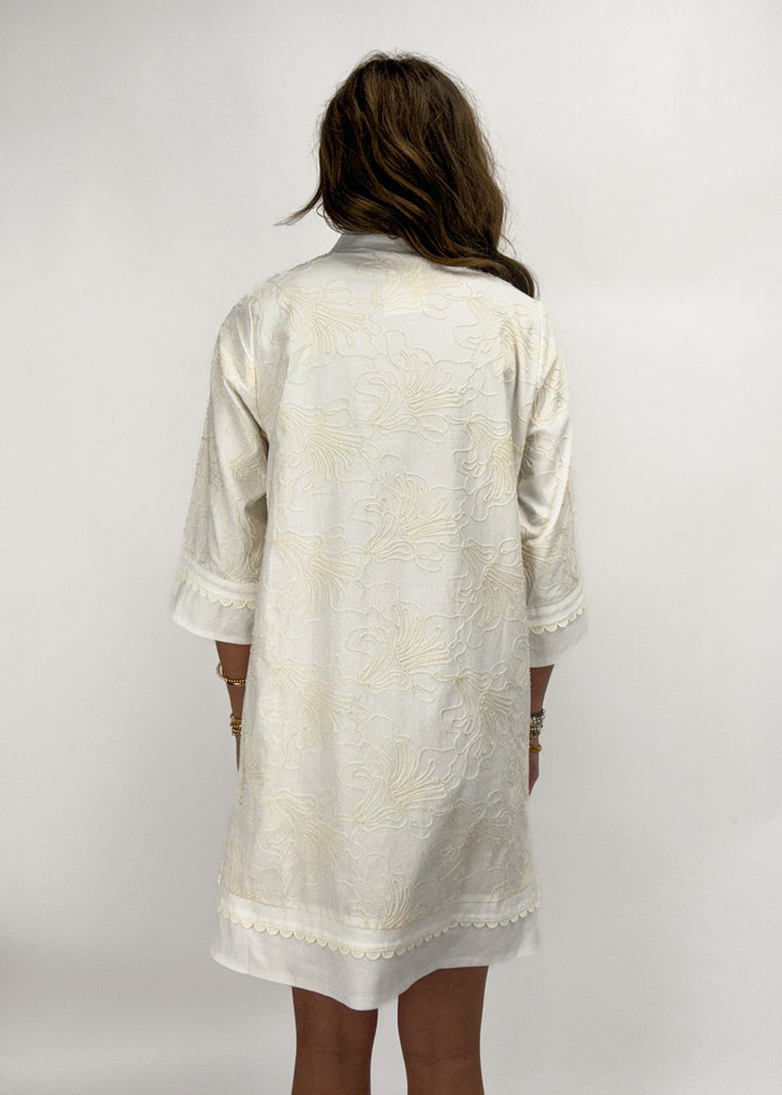 Lola Embroidered Mini Dress