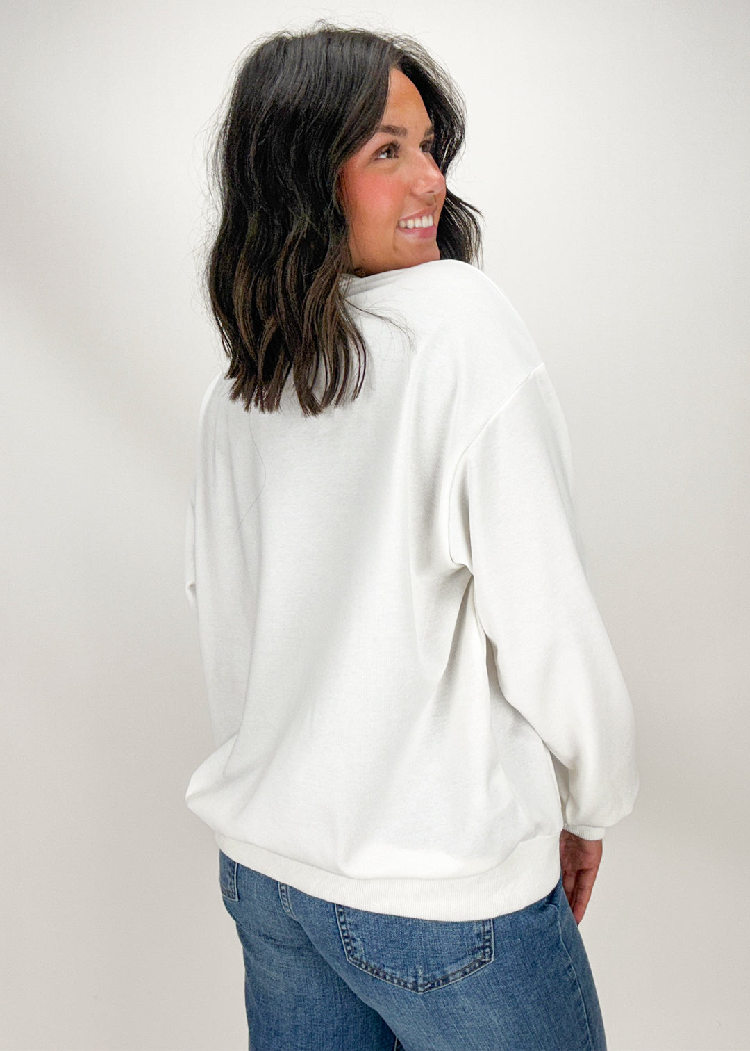 Holly Jolly Patchwork Sweatshirt