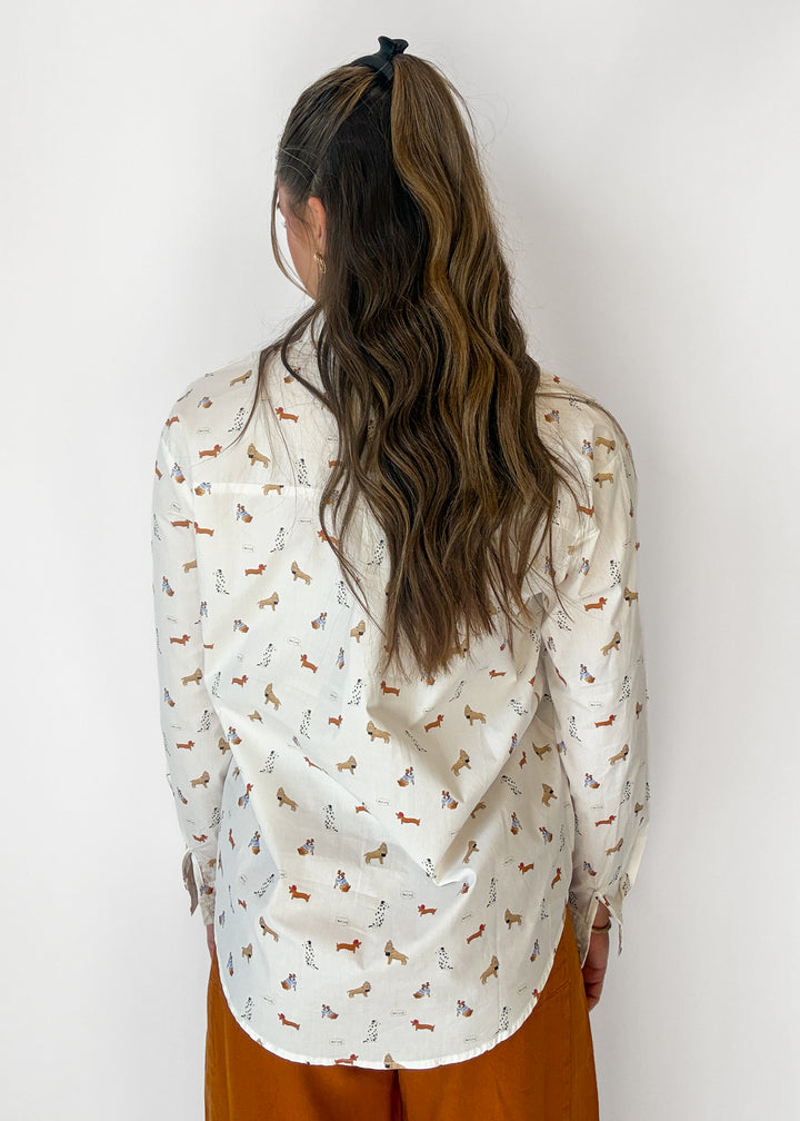 Teddy Puppy Button Down