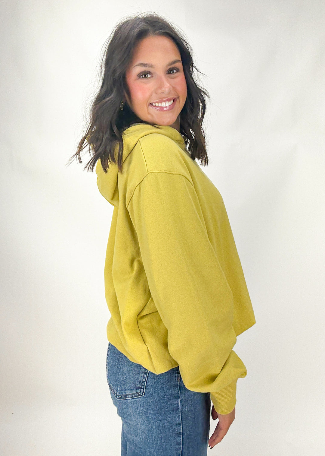 Lydia Bubble Hem Sweatshirt