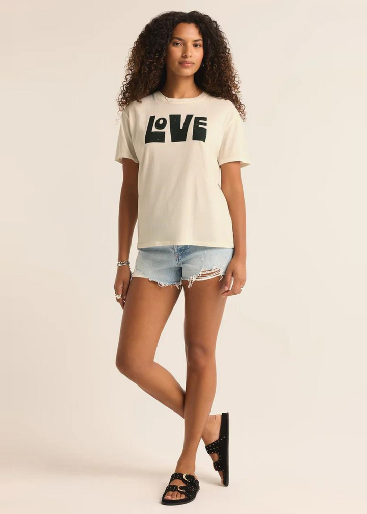 Z Supply Love You Boyfriend Tee