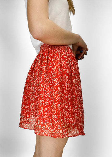 Poppy Mallow Mini Skirt