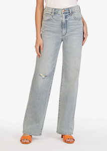 Kut from the Kloth Sienna High Rise Wide Legs in Dedication Wash